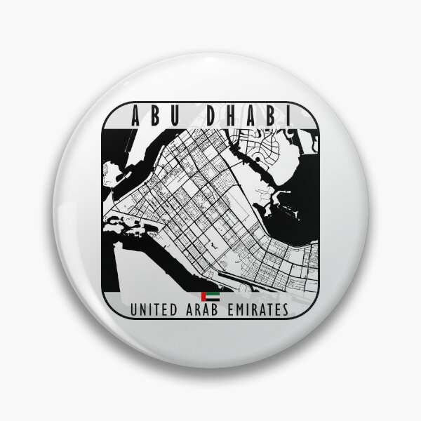 Item preview, Abu Dhabi Map UAE designed and sold by hatimelhag.