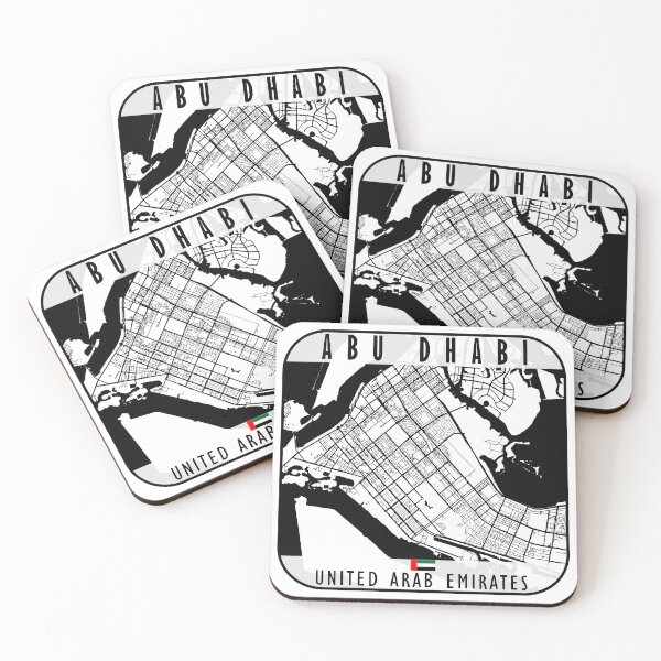 Item preview, Abu Dhabi Map UAE designed and sold by hatimelhag.