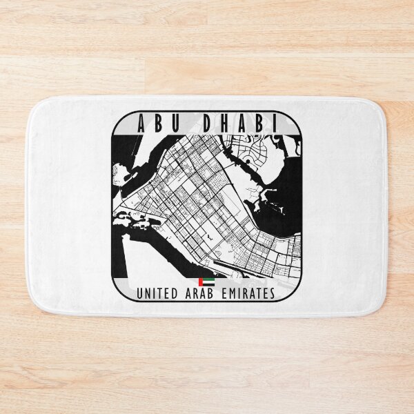 Item preview, Abu Dhabi Map UAE designed and sold by hatimelhag.