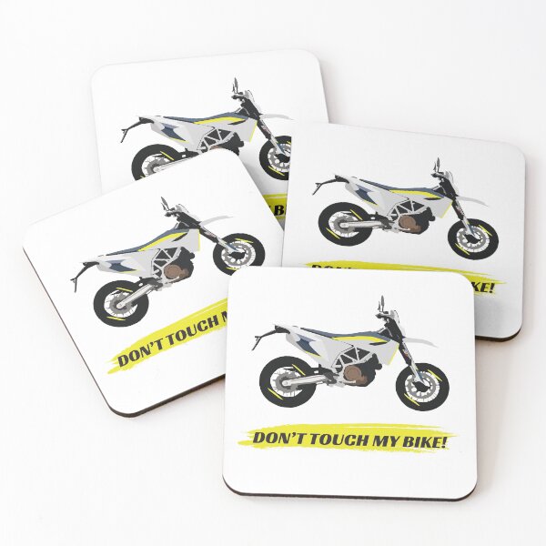 Item preview, Motorcycle Husqvarna 701 quote Don't Touch My Bike designed and sold by WiredDesigns.