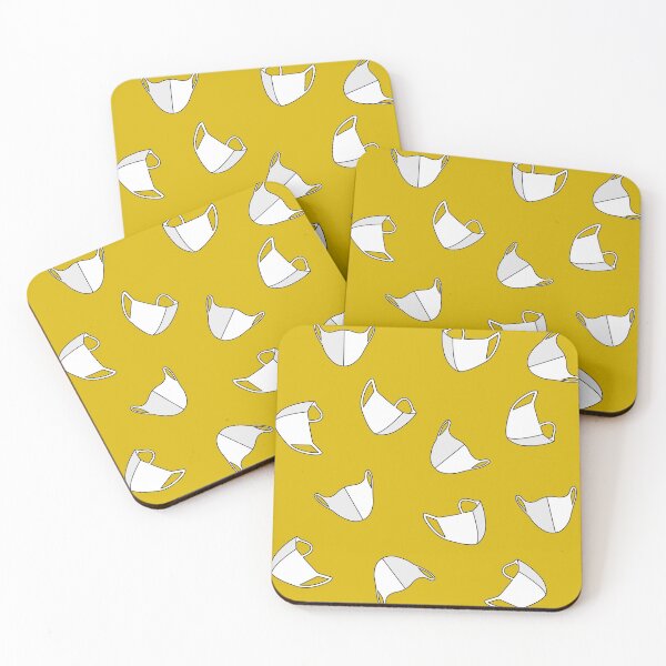 Item preview, Mask Illustration Pattern (Yellow) designed and sold by goal-getter.