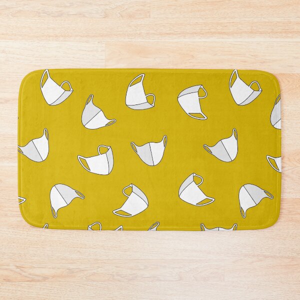 Item preview, Mask Illustration Pattern (Yellow) designed and sold by goal-getter.