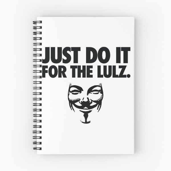 Item preview, Just Do It for the Lulz, Guy (Black) designed and sold by Stoopiditees by The Golden Age of Stoopid.