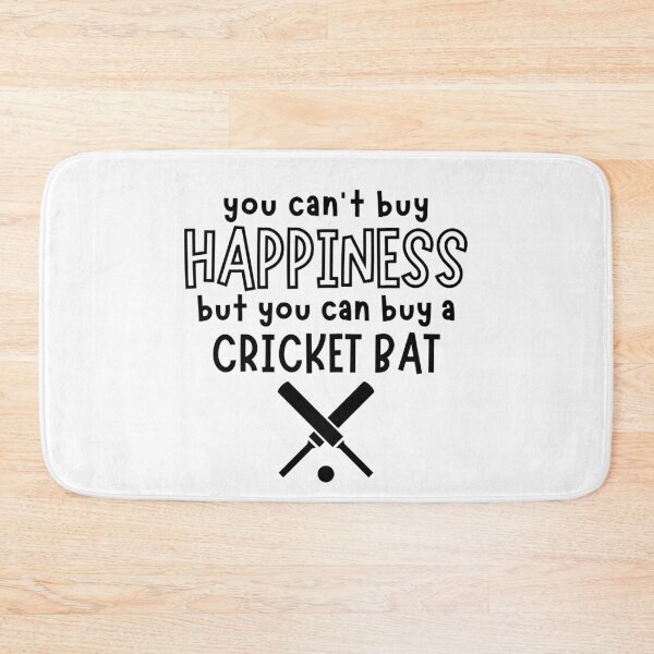 Item preview, You can't buy happiness but you can buy a cricket bat designed and sold by TheGreenGoat.