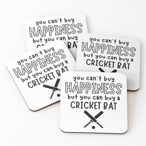 Item preview, You can't buy happiness but you can buy a cricket bat designed and sold by TheGreenGoat.