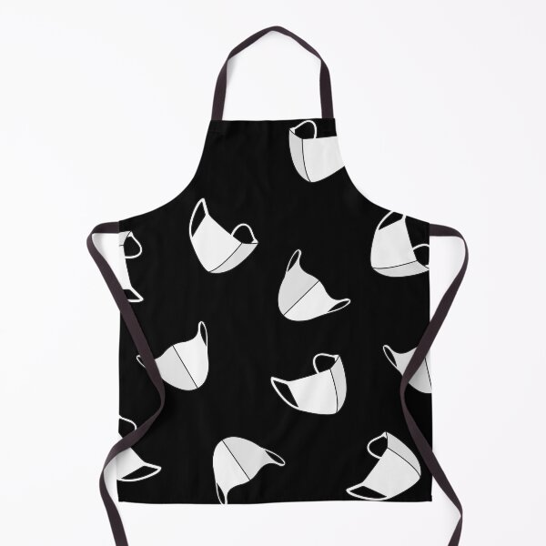 Item preview, Mask Illustration Pattern (Black) designed and sold by goal-getter.