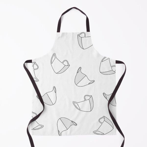Item preview, Mask Illustration Pattern (White) designed and sold by goal-getter.