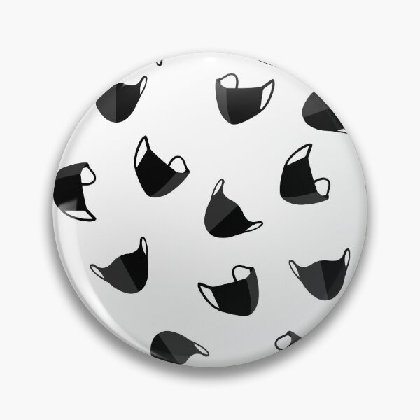 Item preview, Mask Illustration Pattern (White) designed and sold by goal-getter.