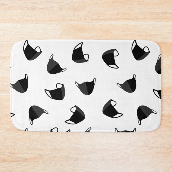 Item preview, Mask Illustration Pattern (White) designed and sold by goal-getter.
