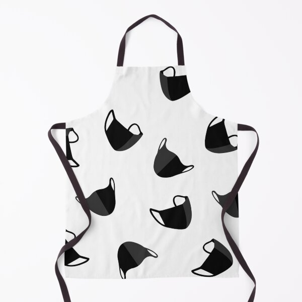 Item preview, Mask Illustration Pattern (White) designed and sold by goal-getter.