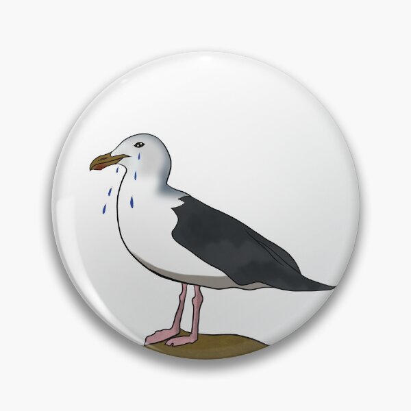 Item preview, Crying Seagull Illustration designed and sold by FaiZahra.