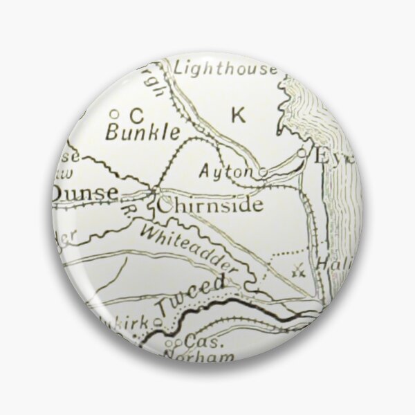 Item preview, CHIRNSIDE & surrounding area map 1891 designed and sold by yourscotland.