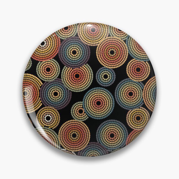 Item preview, Aboriginal Art Aborigine Australian Indigenous aboriginal Flag autochthon Bigambul Points Circle Autumn Day Gift Dotart For Mother dotart Sister Painting Mom Mosaic designed and sold by MeryemSpace.
