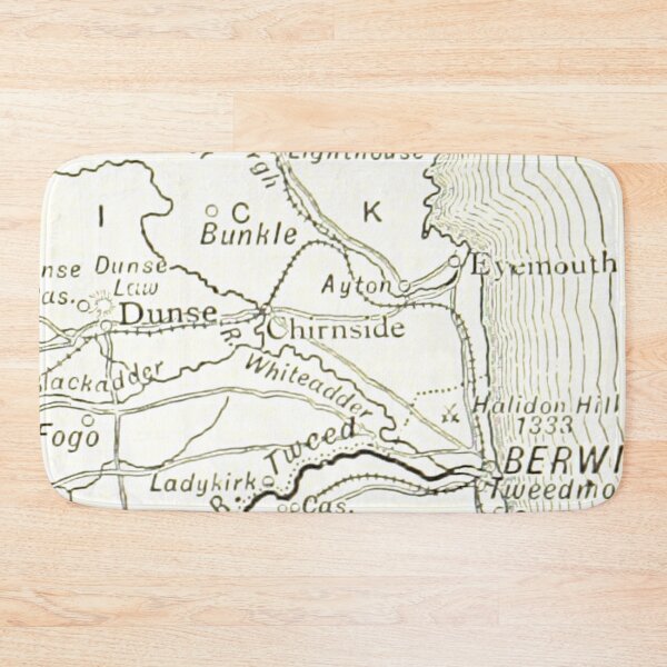 Item preview, CHIRNSIDE & surrounding area map 1891 designed and sold by yourscotland.