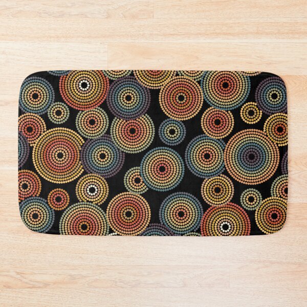 Item preview, Aboriginal Art Aborigine Australian Indigenous aboriginal Flag autochthon Bigambul Points Circle Autumn Day Gift Dotart For Mother dotart Sister Painting Mom Mosaic designed and sold by MeryemSpace.