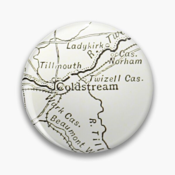 Item preview, COLDSTREAM & surrounding area map 1891 designed and sold by yourscotland.