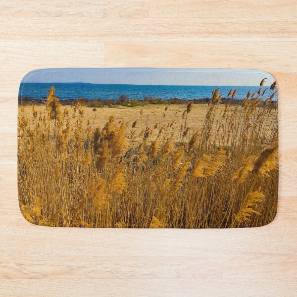 Item preview, pampas grass on beach against sky  designed and sold by Svlgsm.