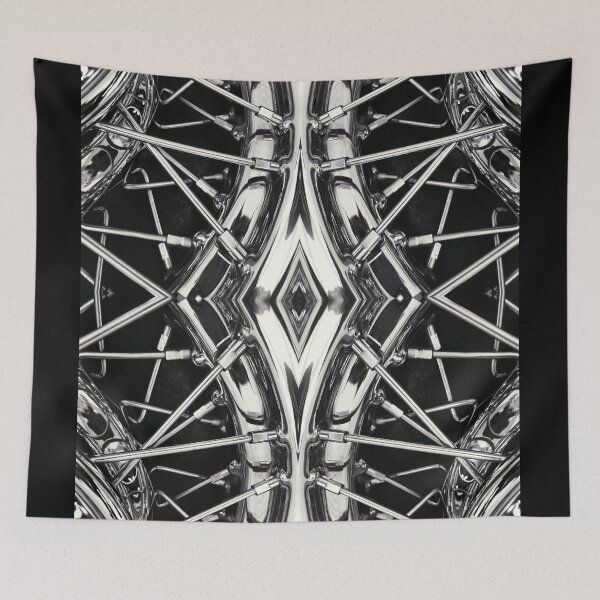 Item preview, Liquid Silver Symmetric Graphic Texture  designed and sold by LaceySkies.