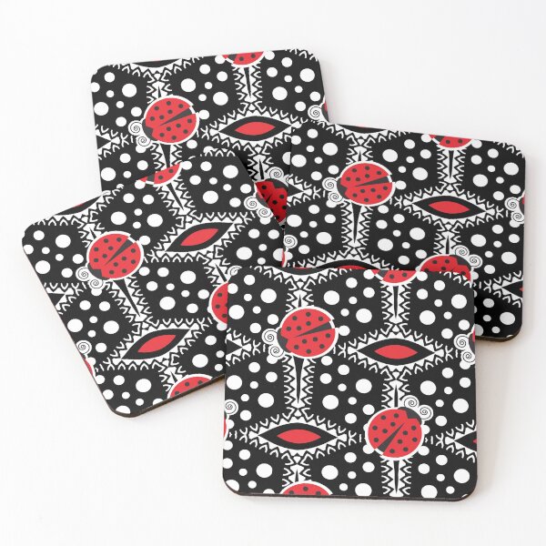 Item preview, Ladybugs Retro Atomic Age Polka Dot designed and sold by AntiqueImages.