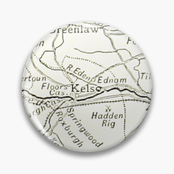 Item preview, KELSO & surrounding area map 1891 designed and sold by yourscotland.
