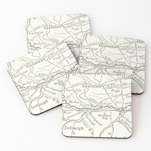 Item preview, KELSO & surrounding area map 1891 designed and sold by yourscotland.