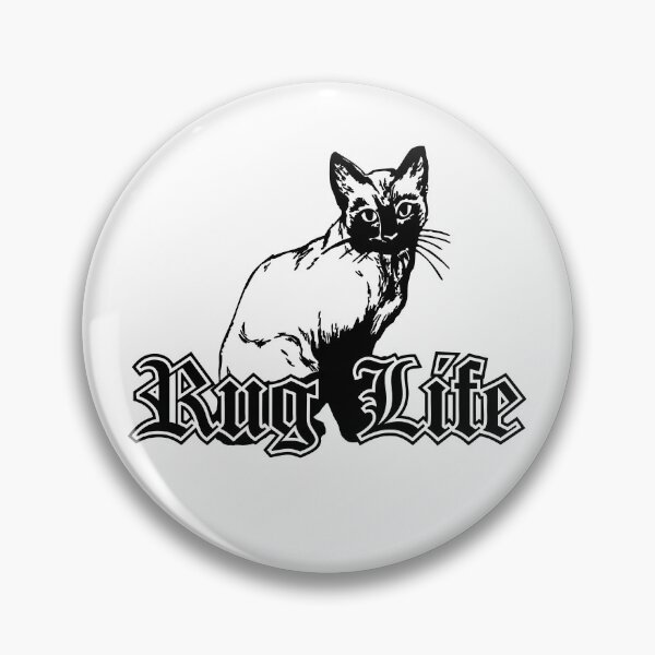 Item preview, Lazy Cat Humor - Rug Life designed and sold by SpoofTShirts.