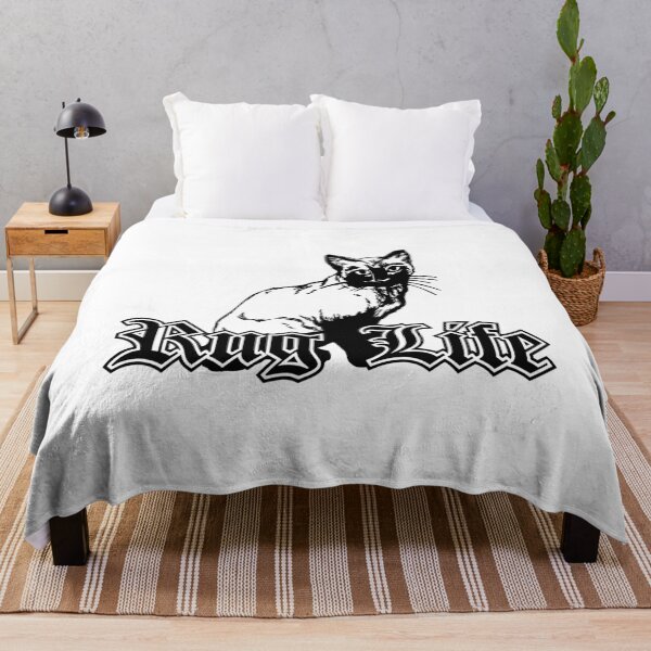 Item preview, Lazy Cat Humor - Rug Life designed and sold by SpoofTShirts.