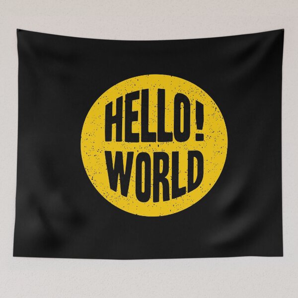 Item preview, Hello! World designed and sold by Nuqta.