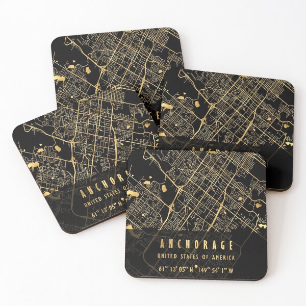 Item preview, Anchorage Map USA designed and sold by hatimelhag.