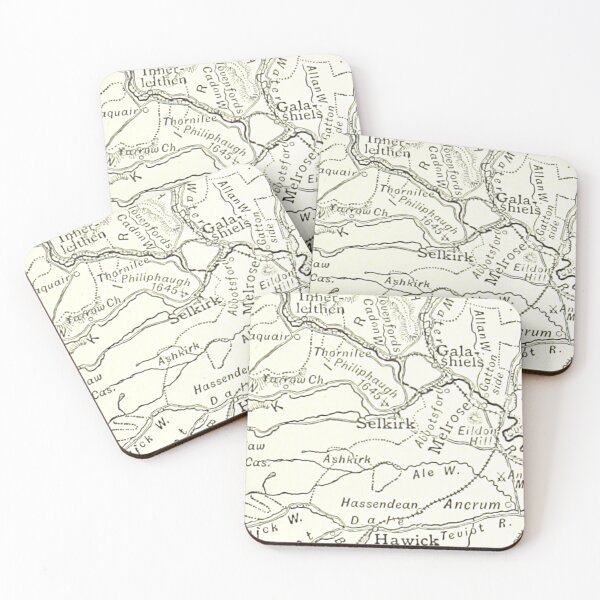 Item preview, SELKIRK & surrounding area map 1891 designed and sold by yourscotland.