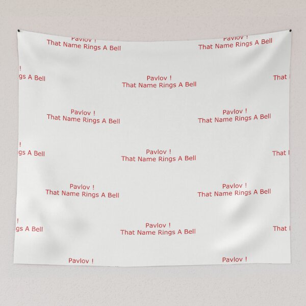 Item preview, Pavlov That Name Rings A Bell (Red) designed and sold by AhmedXhah.