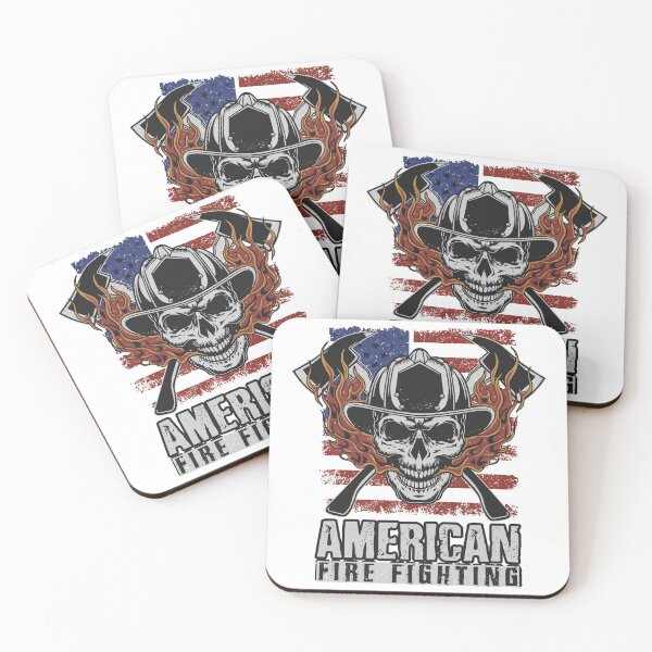 Item preview, American fireman USA over an American Flag Circle | Firefighter | Gift idea designed and sold by Emil1993.