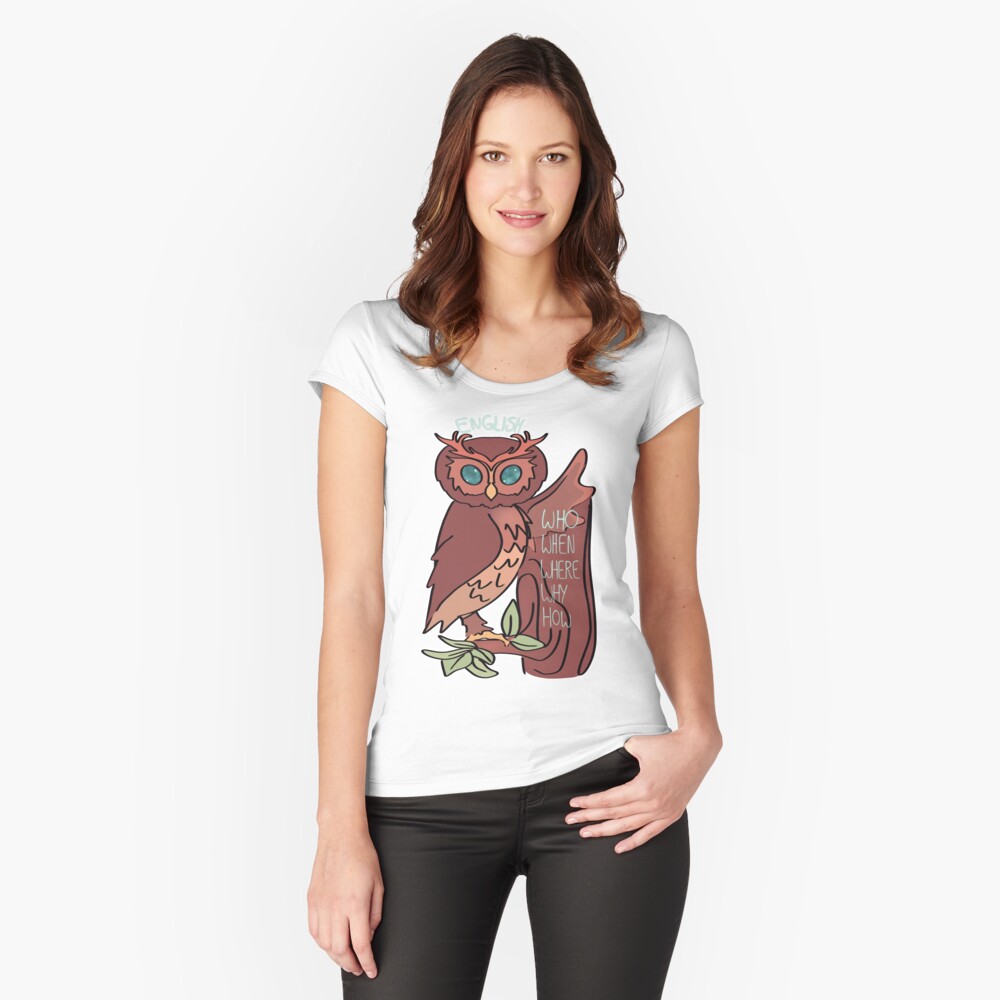 Item preview, Fitted Scoop T-Shirt designed and sold by Maeskye.
