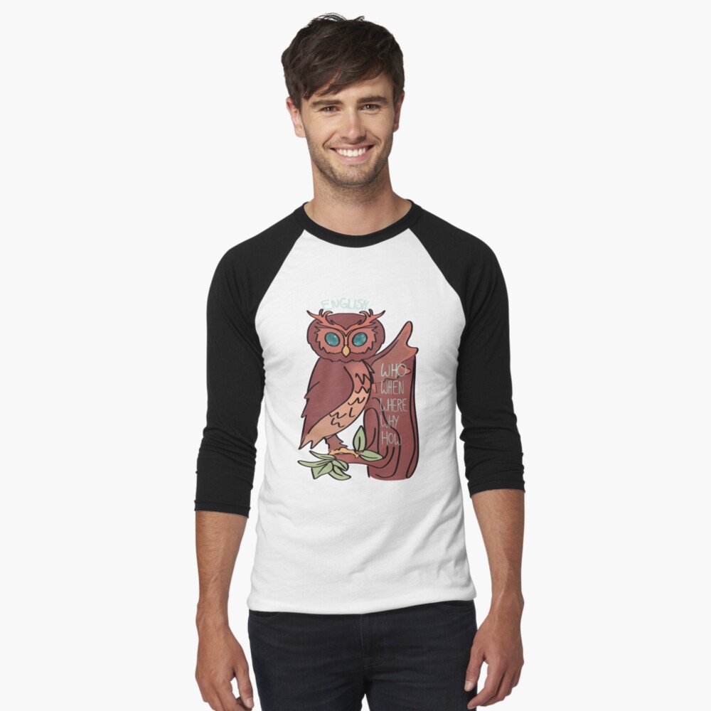 Item preview, Baseball ¾ Sleeve T-Shirt designed and sold by Maeskye.
