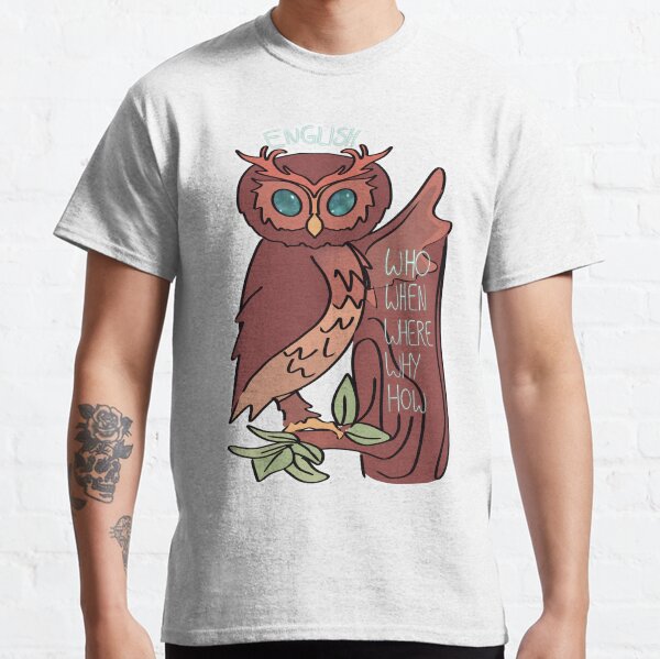 English Owl Classic T-Shirt