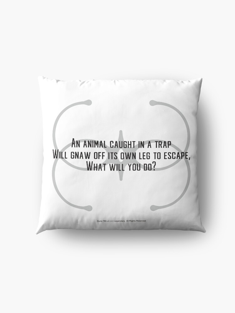 Alternate view of An animal caught in a trap-Dune Movie-Bene Gesserit Pain Box Floor Pillow