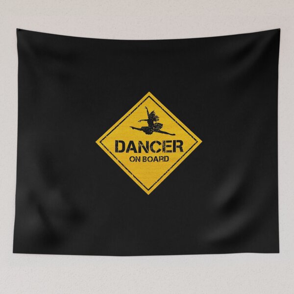 Item preview, DANCER ON BOARD - Stickers for Cars designed and sold by CAUTION SHOP.
