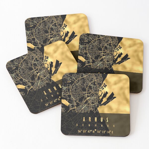 Item preview, Arhus Map Denmark designed and sold by hatimelhag.