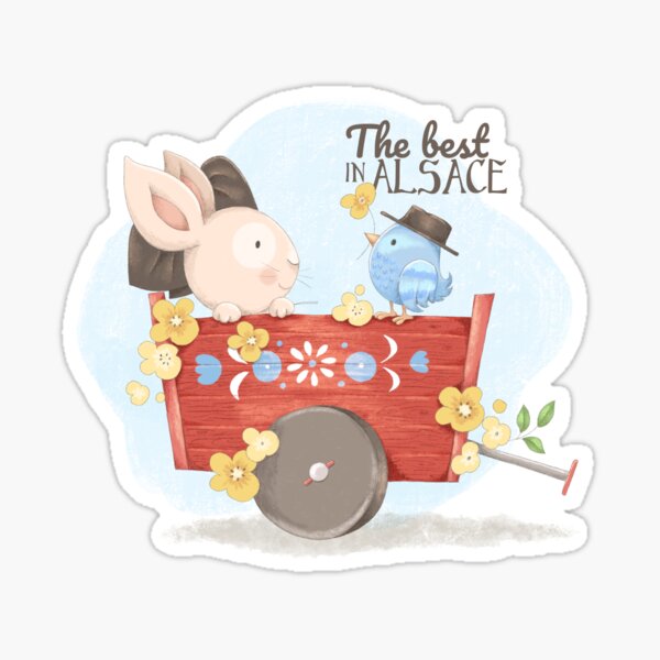 The best in Alsace Sticker