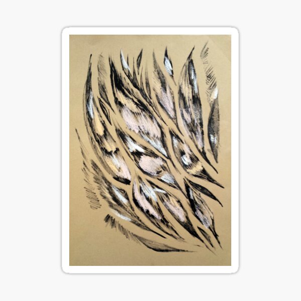 Feather pattern 5 Sticker