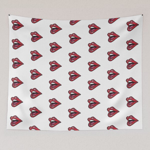 Item preview, Red Lips designed and sold by looloandstitch.
