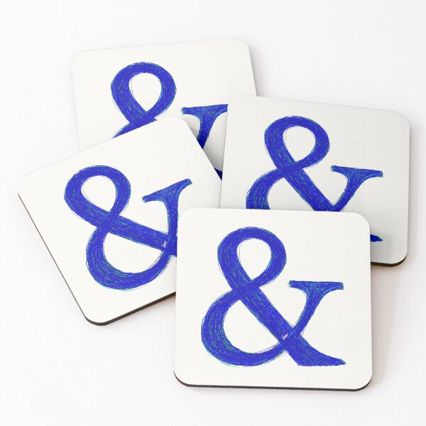 Item preview, & Ampersand (royal blue) designed and sold by MentaLee.