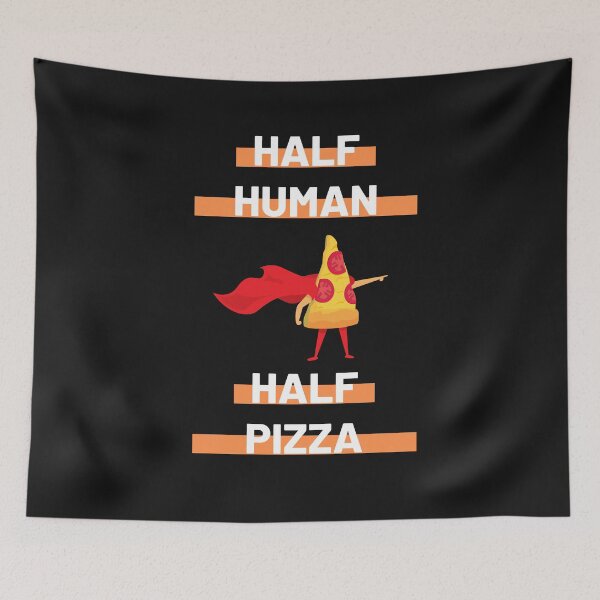 Item preview, Half Human Half Pizza designed and sold by OliOuterBrands.