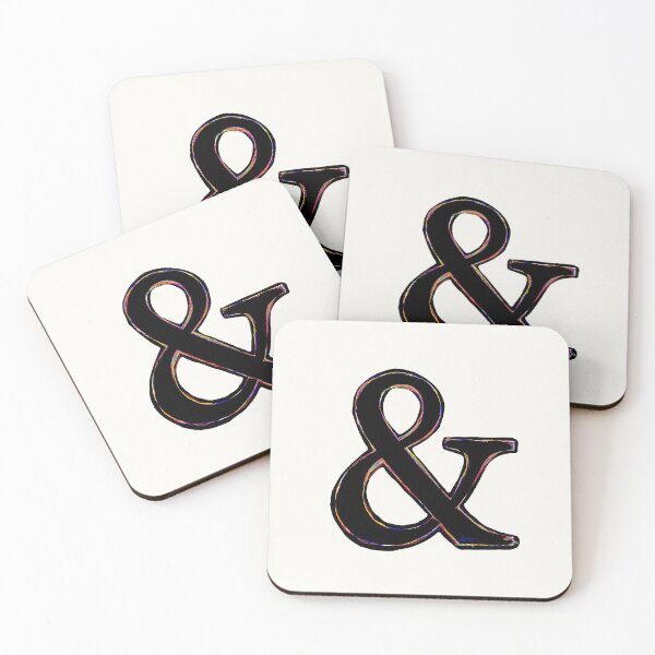Item preview, & Ampersand (black and multicolor) designed and sold by MentaLee.