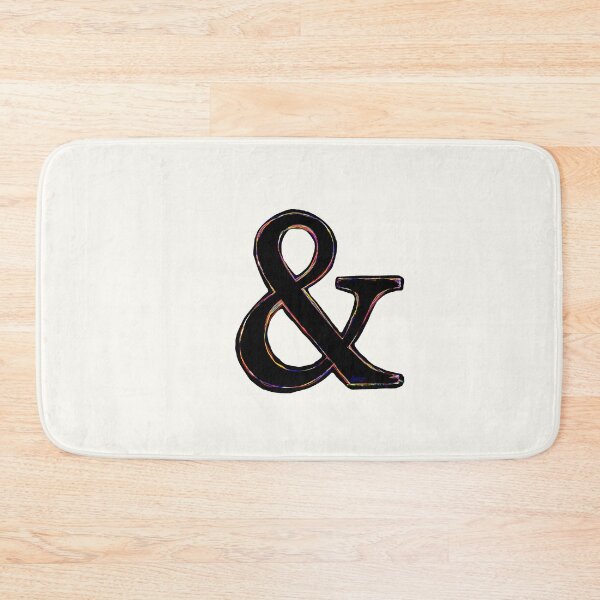 Item preview, & Ampersand (black and multicolor) designed and sold by MentaLee.