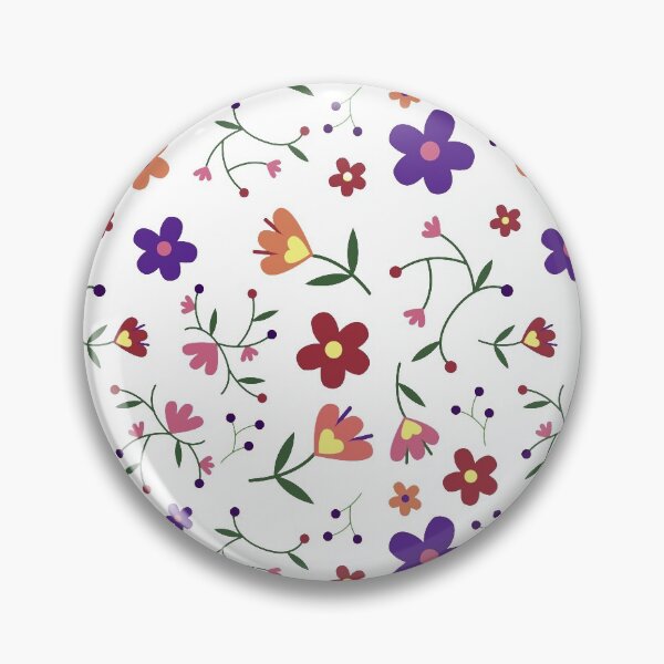 Item preview, Retro flowers designed and sold by DesignerCate.