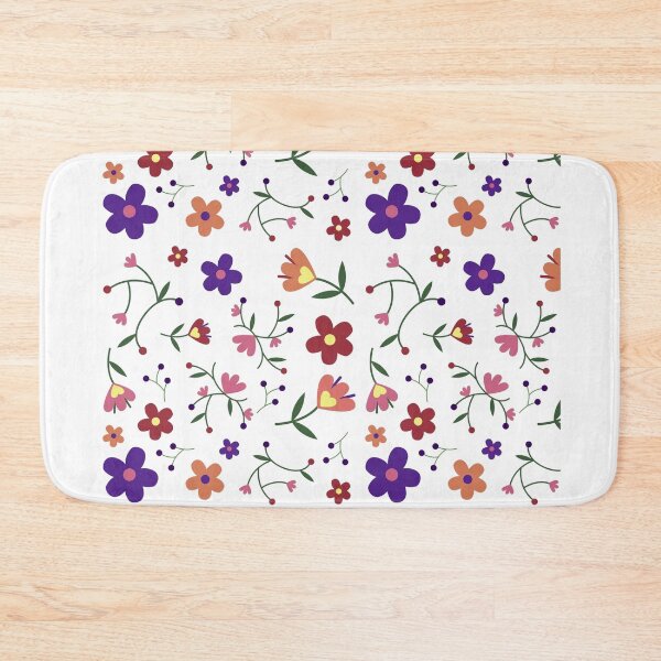 Item preview, Retro flowers designed and sold by DesignerCate.