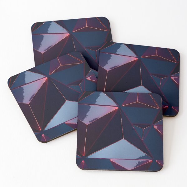 Item preview, Mirror design 3d pattern in red and blue color designed and sold by Valdilana.
