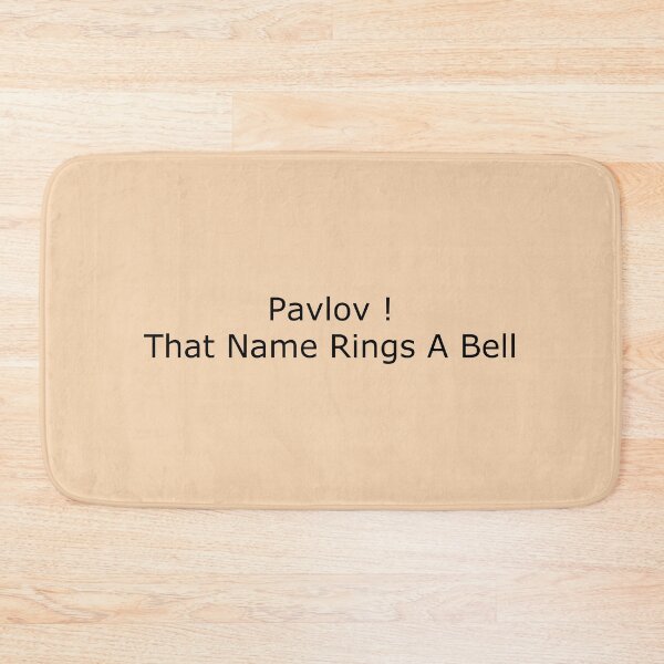 Item preview, Pavlov That Name Rings A Bell (black) designed and sold by AhmedXhah.