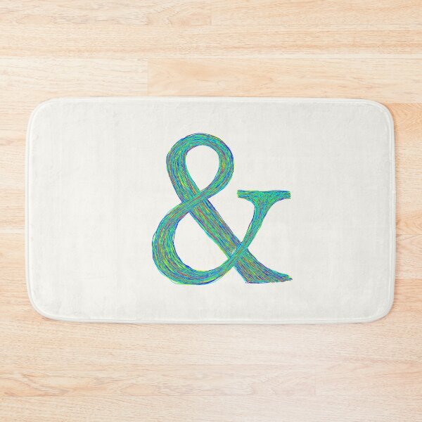 Item preview, & Ampersand (multicolor green) designed and sold by MentaLee.